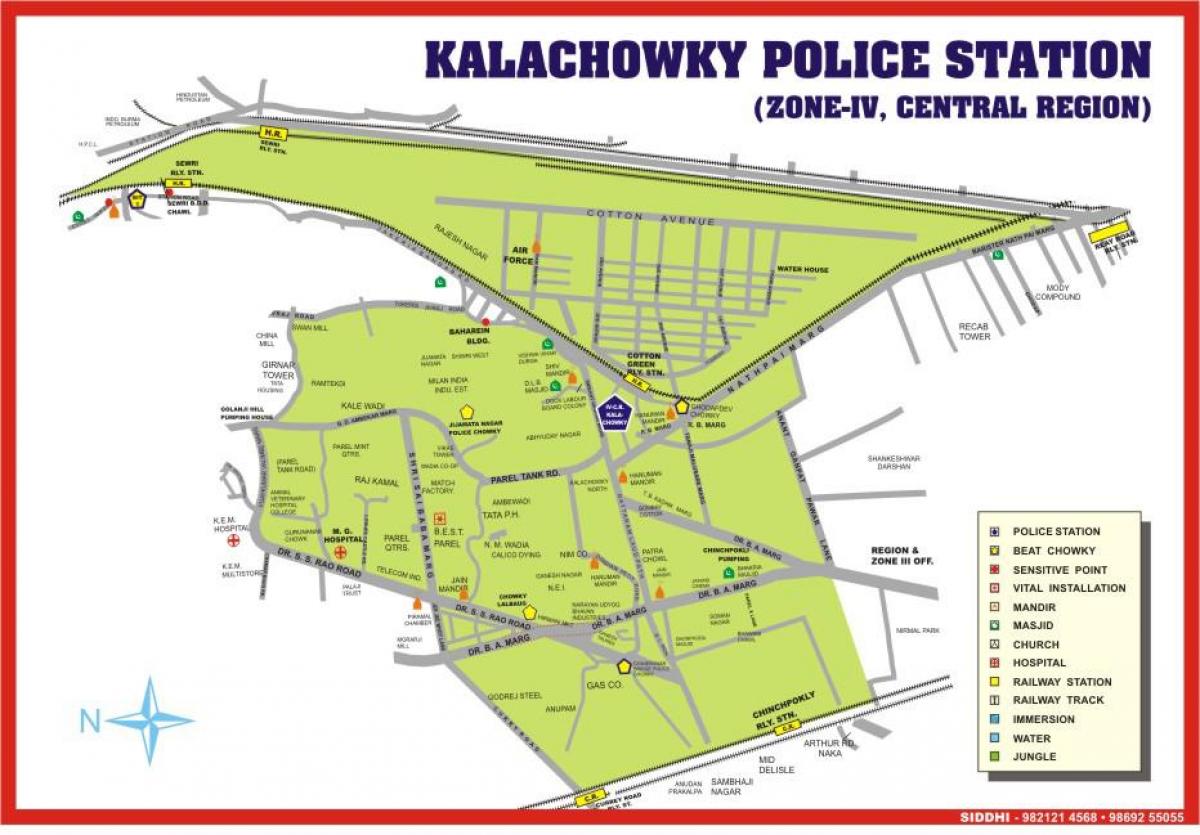 карта Kalachowki Мумбаї