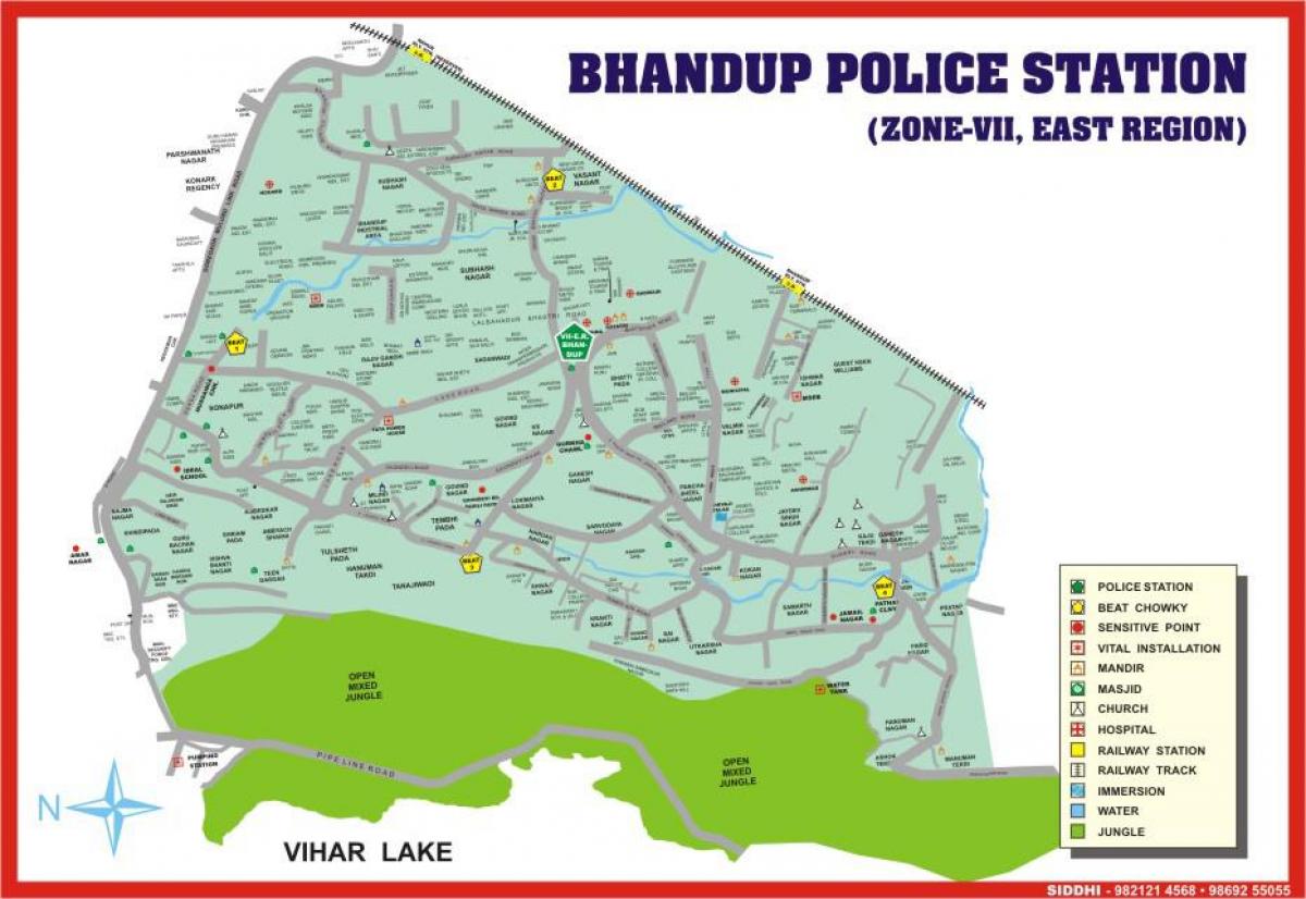 Мумбаї Bhandup карті