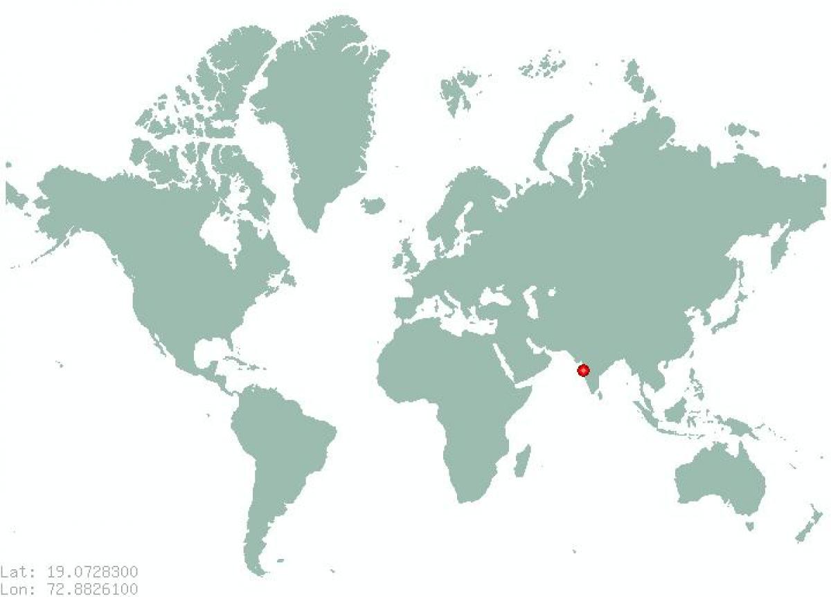 Мумбаї на карті світу