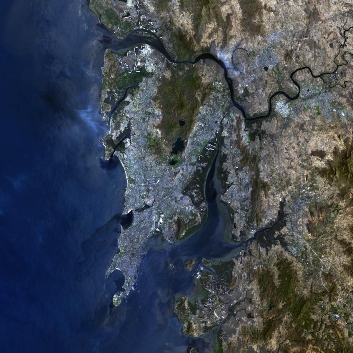 супутникова карта Мумбаї