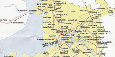 Карта міста Наві Мумбаї