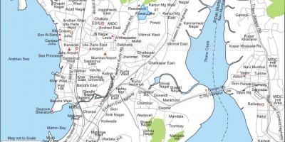 Карта Мумбаї